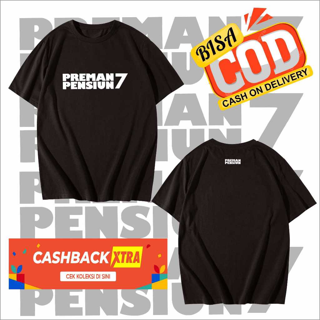 KAOS PREMAN PENSIUN 7 BAHAN COTTOM COMBAT 24 S PREMIUM