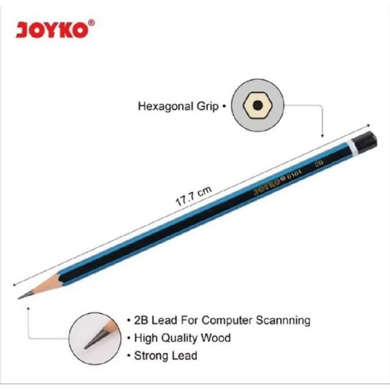 

PENSIL JOYKO 2B 6161 (PER PCS)