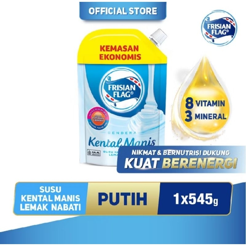 

Frisian Flag Bendera Kental Manis Pouch 545gr