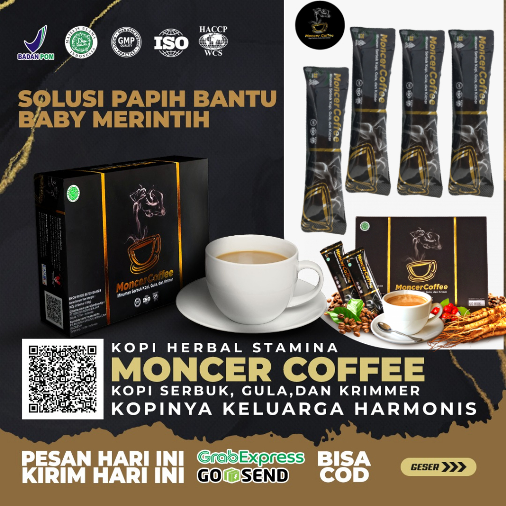 

NF MonceerR Coffee Original Coffee Sehat Aman Di Konsumsi MonceerR Coffee Asli Original 1 Box Isi 8 Sachet BPOM