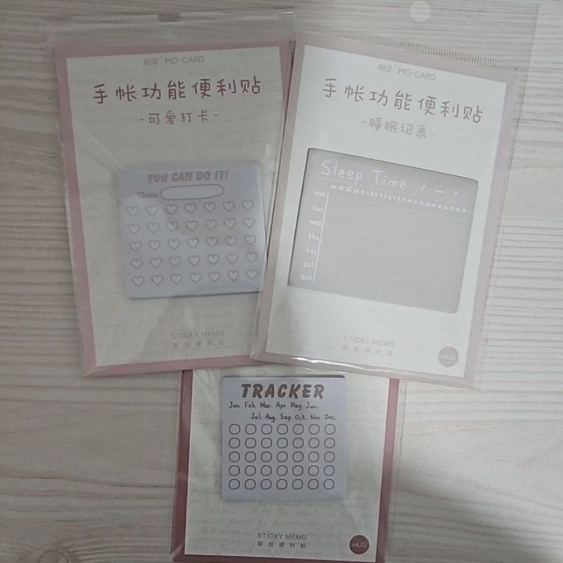 

Planner Tracker for Journalling (dapat 1 set)