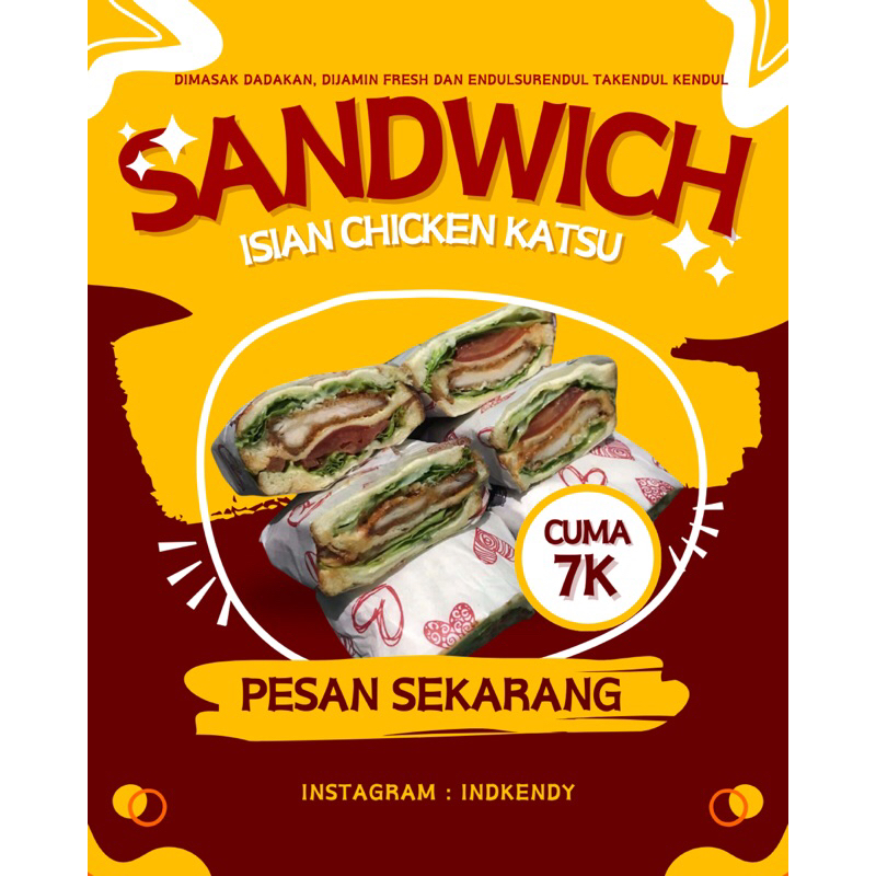 

Sandwich Isian Chicken Katsu