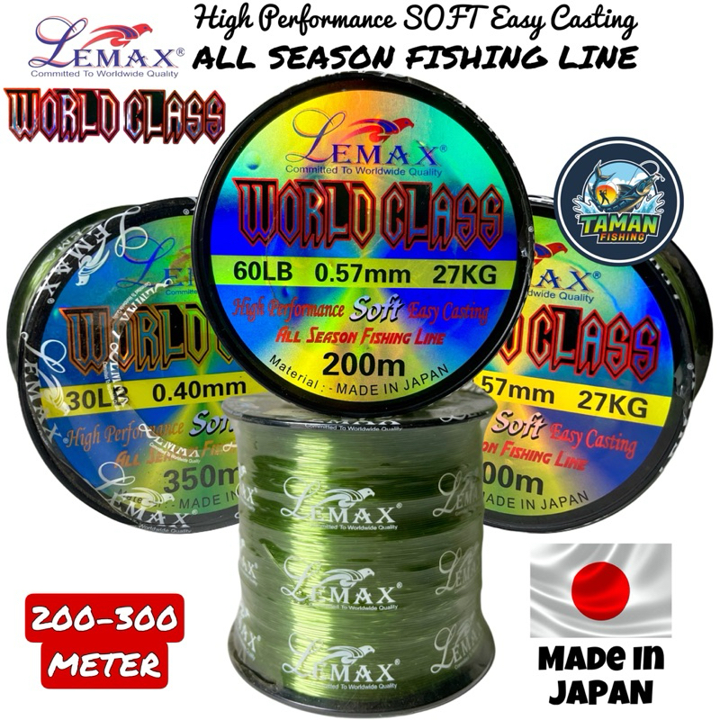 Senar Pancing Laut Lemax WATER WORLD 200/300Meter