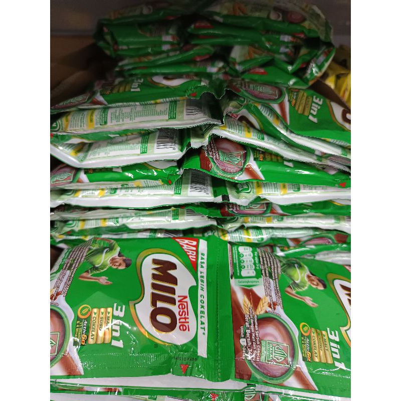 

Milo sachet 3in1 ActivGo Susu Cokelat 34 gr (isi 10)