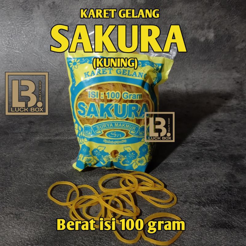 

Karet Gelang Sakura kuning