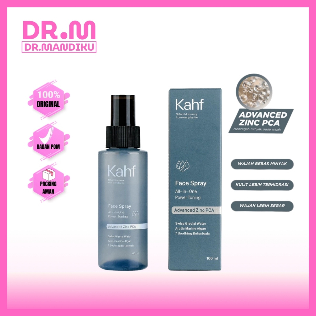 Kahf All in One Power Toning Face Spray 100ml | Pelembab Wajah Pria