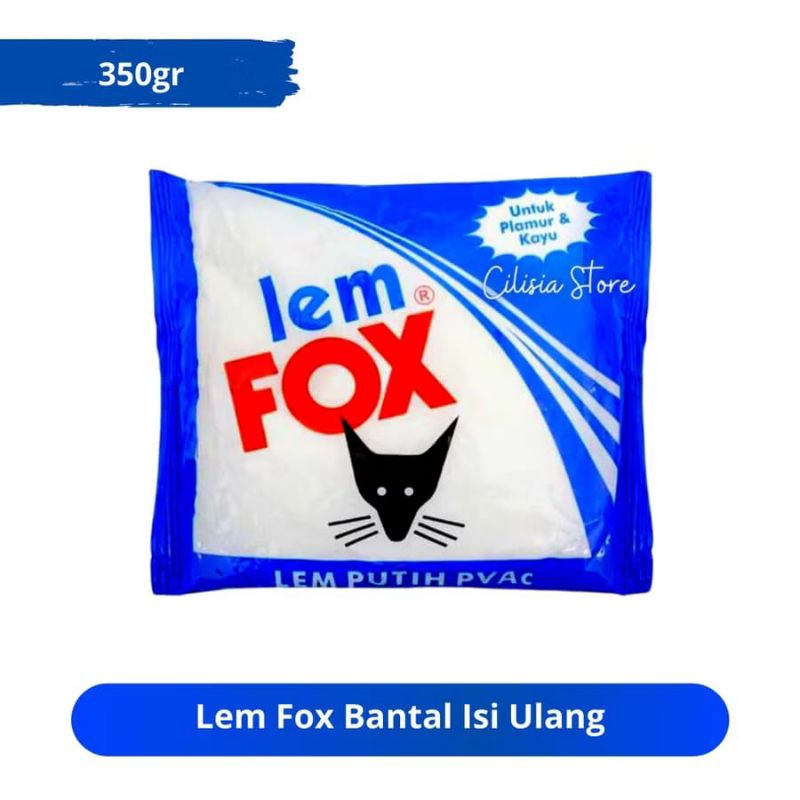 

Lem FOX 350 gram Lem Putih FOX Refill PVAc