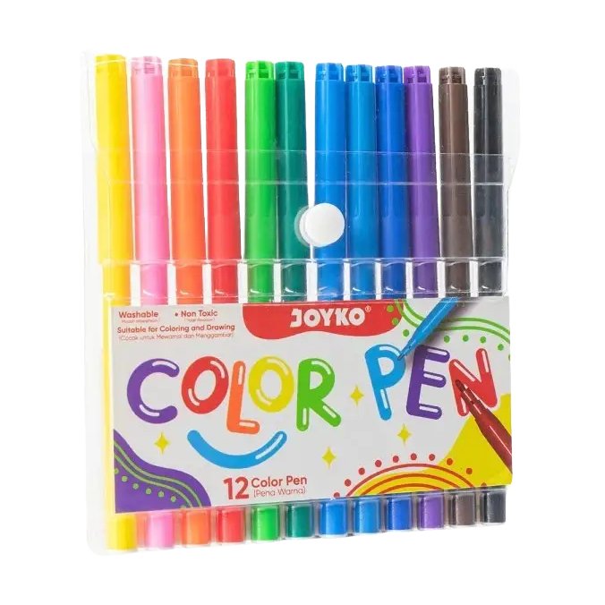 

Joyko Color Pen Pulpen Pena Warna Color Pen Joyko CLP-60-12 12 Warna