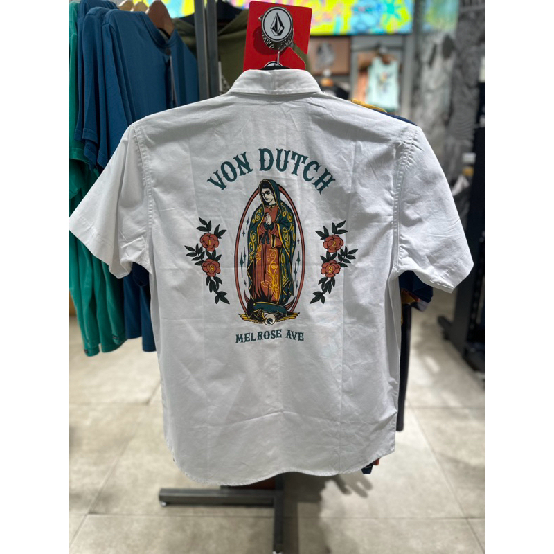VONDUTCH workshirt baju kemeja putih NEW ORIGINAL 100%