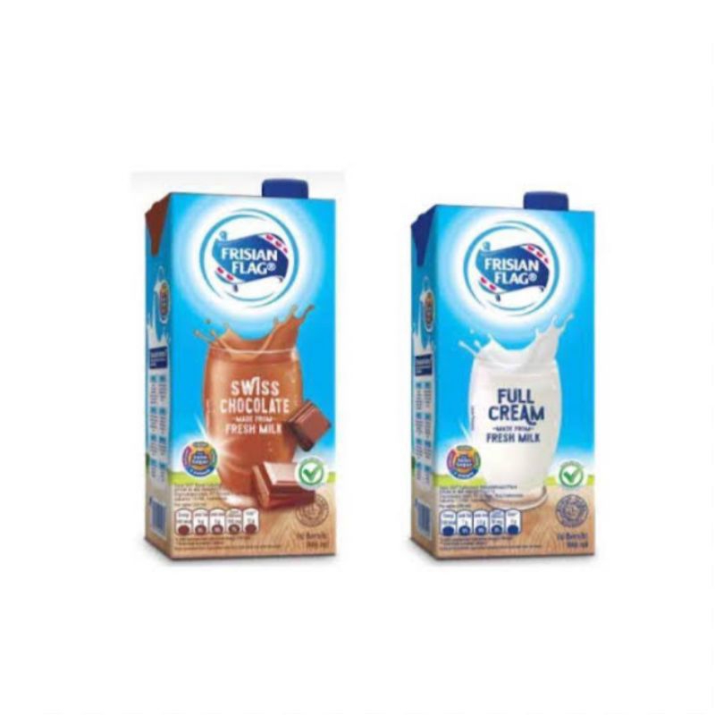 

Frisian Flag UHT/Cokelat/Full Cream 495ml Susu Sapi