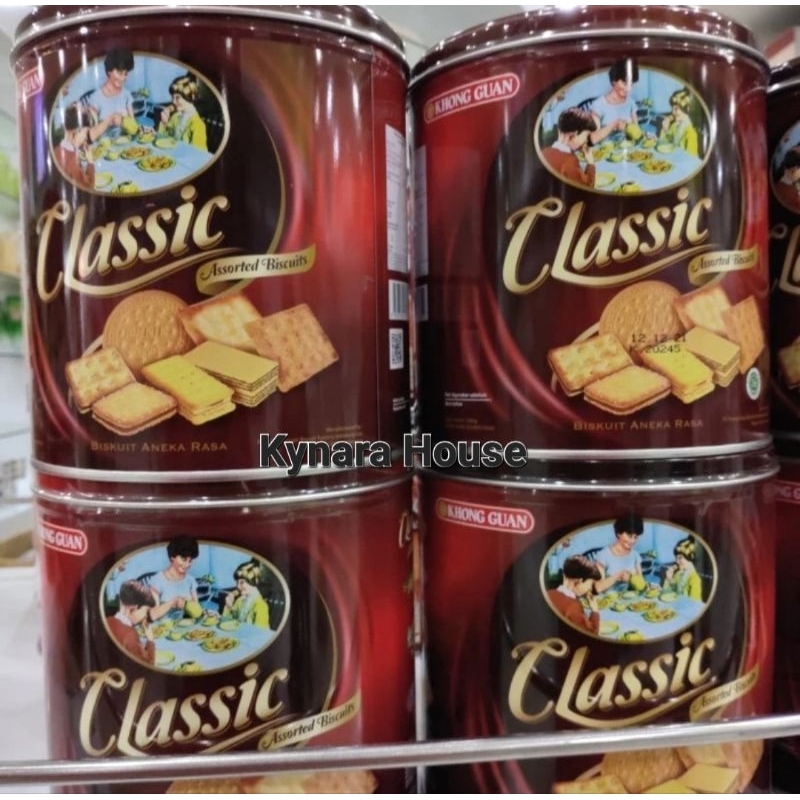 

Khong Guan Biscuits Classic Assorted Kaleng 6x350gr (Karton)