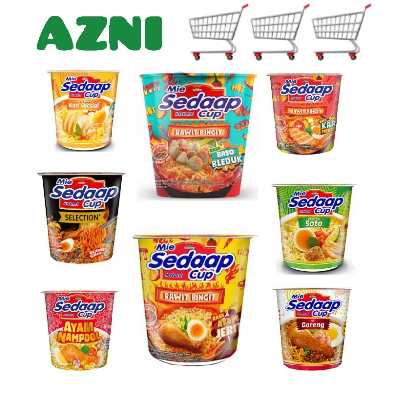 

Sedaap Mie Sedap Cup 1 Pcs