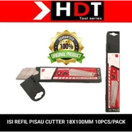 

HDT isi Refill pisau cutter 10pcs/pack 18x100mm