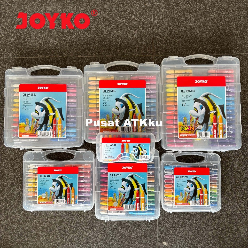 

Crayon Joyko 72 / Oil Pastel Joyko / Crayon isi 72 / Crayon banyak warna lengkap / Krayon Joyko