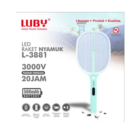 Luby Raket Nyamuk / Raket Nyamuk Luby type L-3881