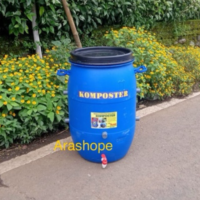 Tong Komposter 60 Liter /Tong Plastik/Drum/Tong pengurai sampah