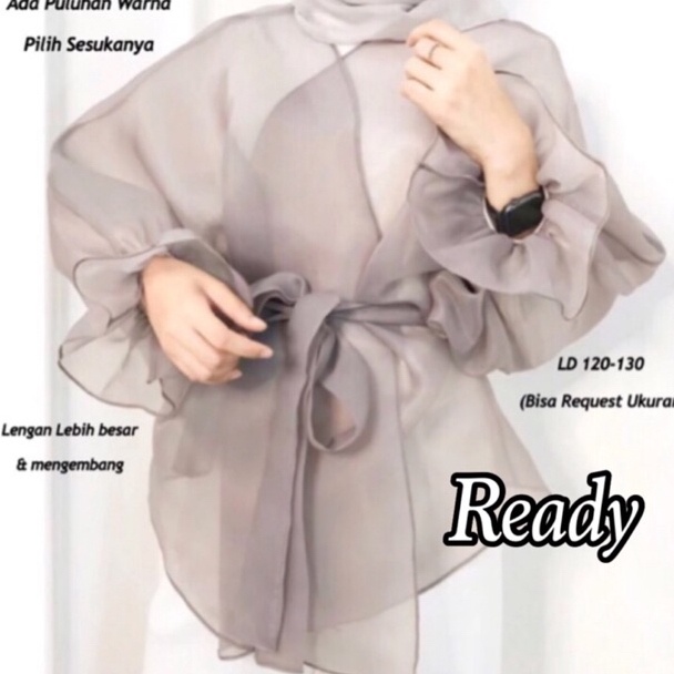 Sudah READY READY  Outer organza outer pesta outer kondangan  outer murah