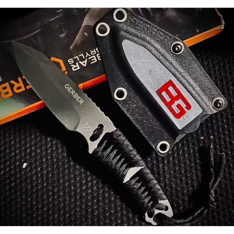 PISAU GERBER PARACORD MODEL TIDUR/BERDIRI