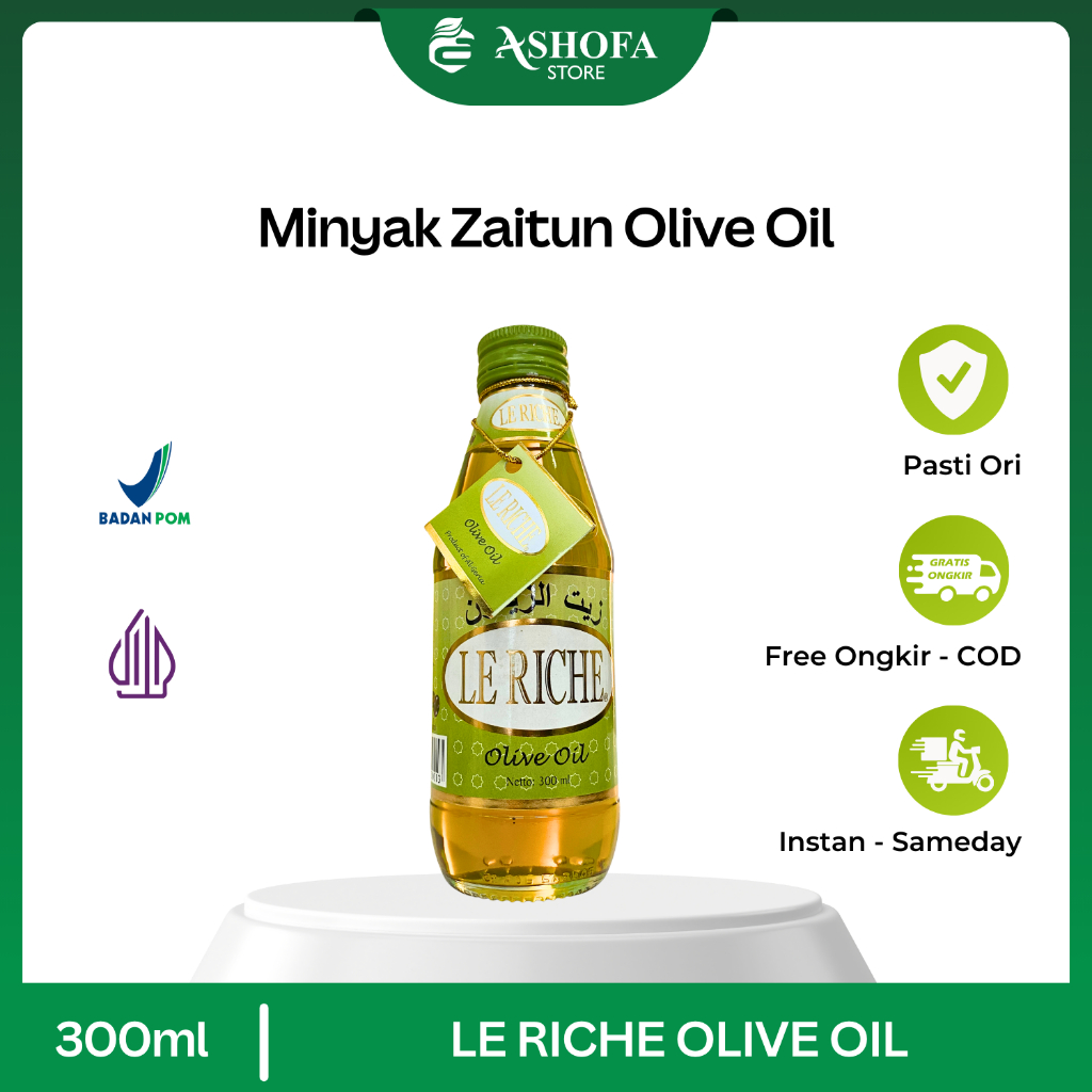 

Minyak Zaitun Le Riche Leriche / Lerichi Olive Oil 300 Ml Original