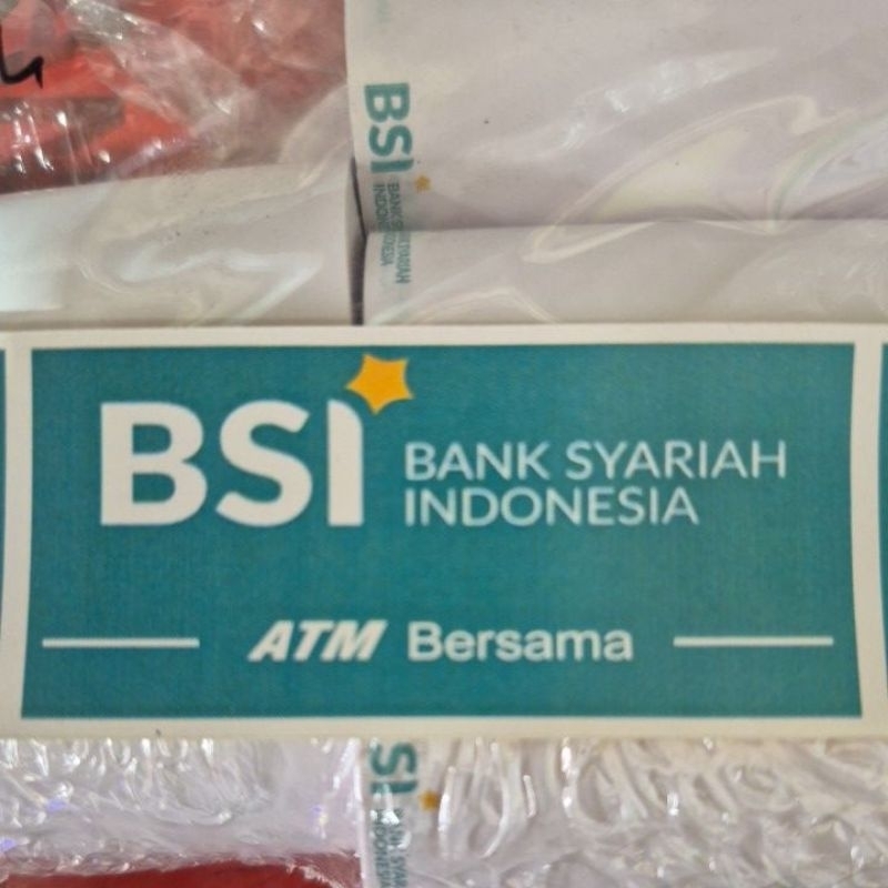 

Stiker Logo BSi, Untuk Edc Pax 920/930