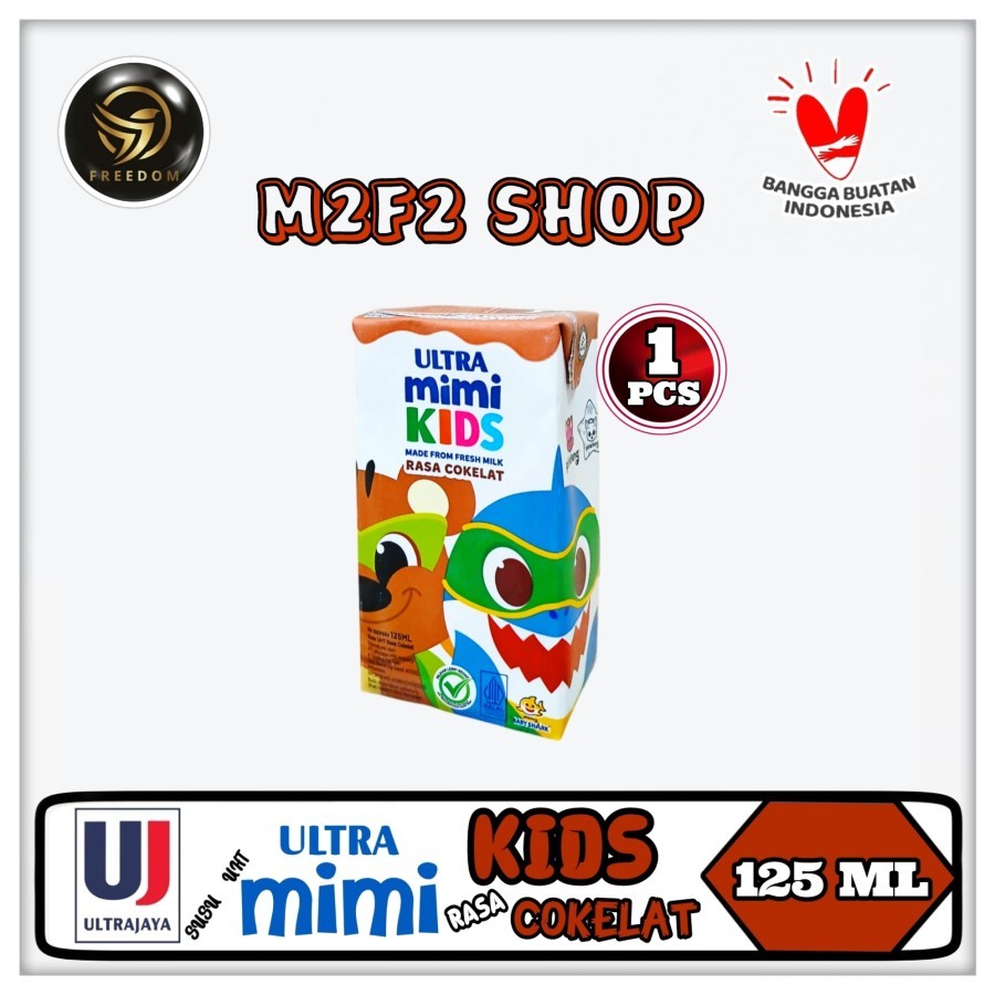 

Susu Ultra Mimi Kids Kotak UHT Cokelat | Chocolate - 125 ml (Kemasan Satuan)