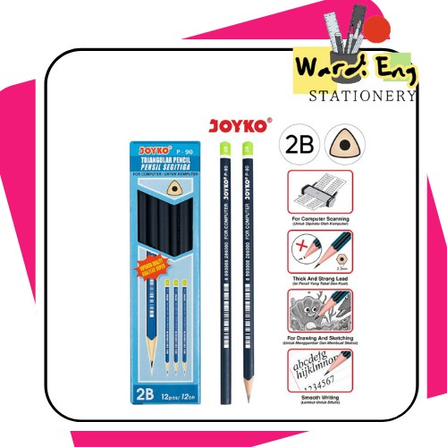 

Pensil 2B Joyko P-90 - 1 Pack (12 Pcs)