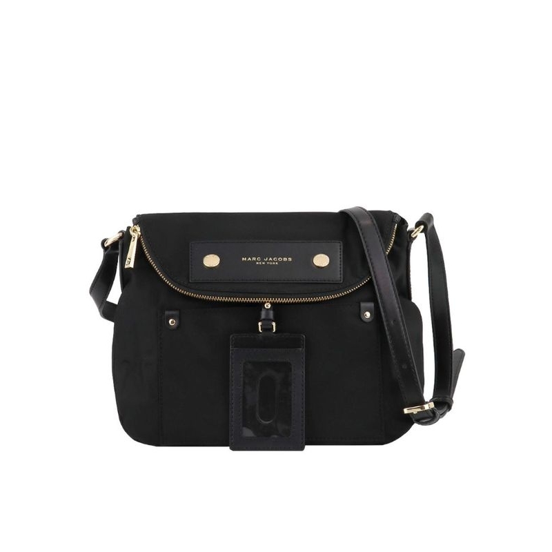 Marc Jacobs Preppy Nylon Natasha Medium Crossbody Bag Black
