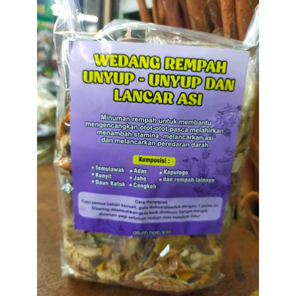 

WEDANG REMPAH UNYUP – UNYUP DAN LANCAR ASI wedang rempah KHAS SOLO