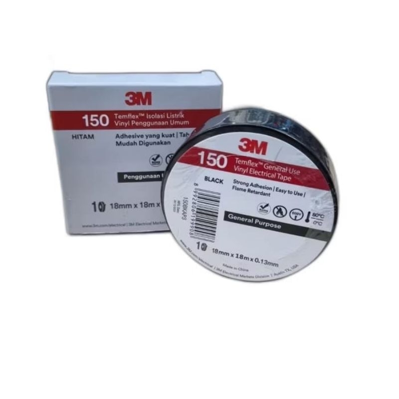 

Isolasi 3m Isolasi Listrik Isolasi Kabel Listrik Selotip Kabel Isolasi Hitam