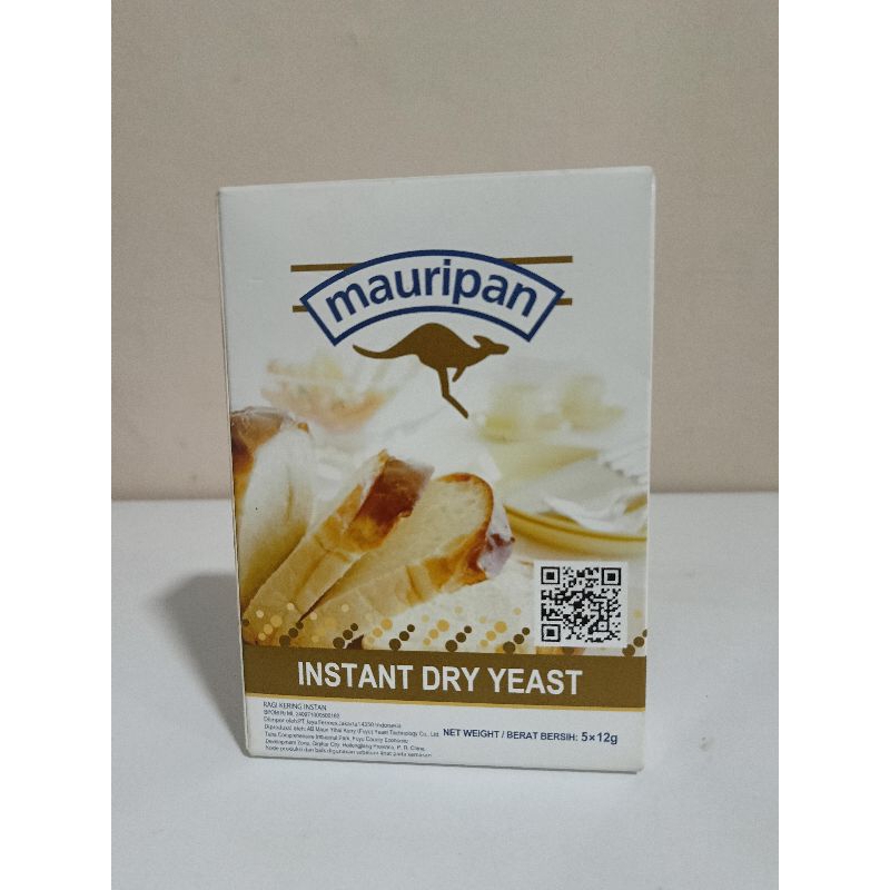 

Mauripan Instant Dry Yeast Ragi Instan 5 x 12g