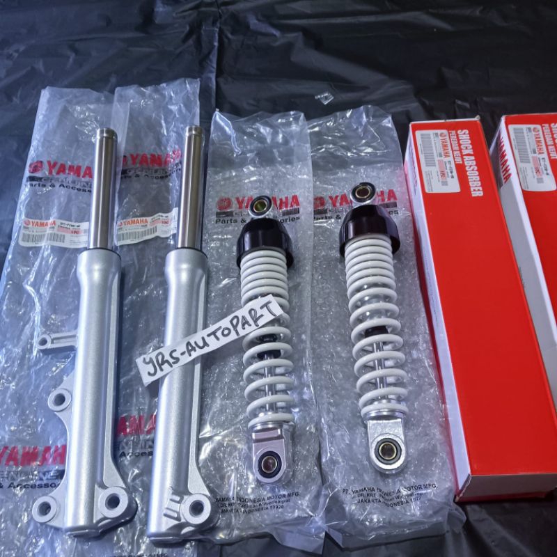 As Shock Depan Tabung+Shockbreaker Jupiter Z Lama/Jupiter Z Burhan/Fizr 2P2 (Putih)