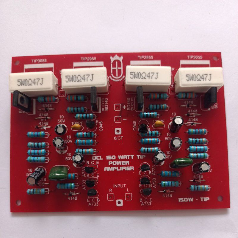 driver power amplifier  ocl 150 Watt TIP