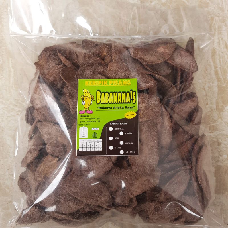 

Keripik Pisang Coklat Koin /Aneka Rasa Khas Lampung 500gr