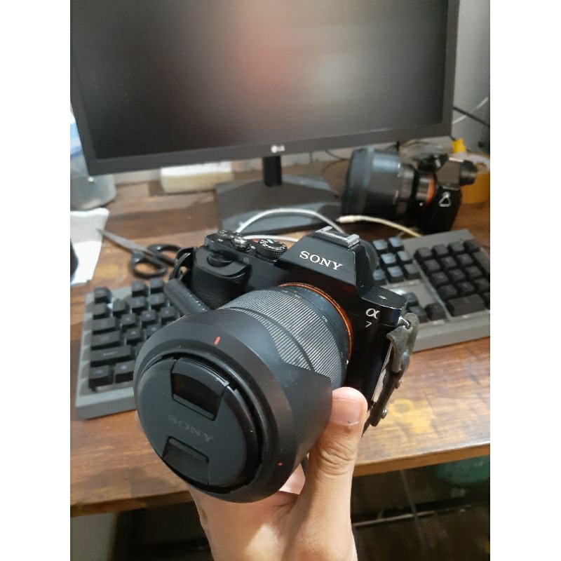 SONY a7 classik + lensa kit 28-70 mm oss