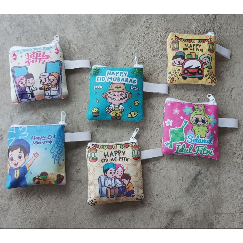 

(12 pcs) DOMPET ANGPAU AMPLOP LEBARAN KARAKTER LUCU