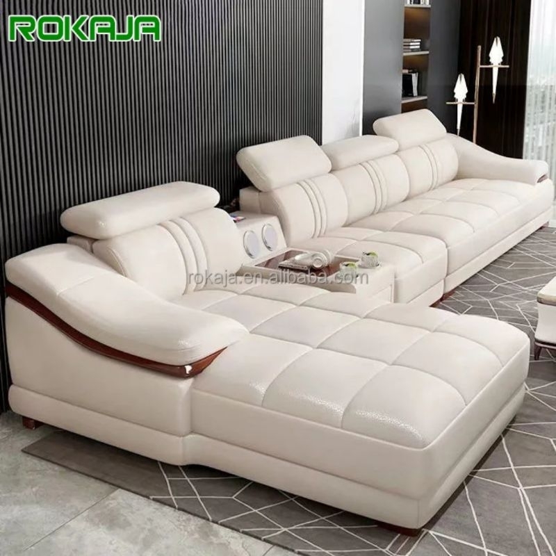 sofa kulit fullset model terbaru