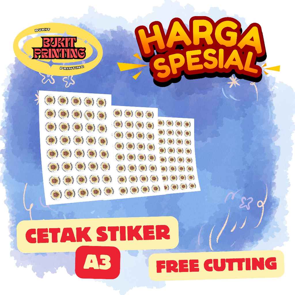 

Cetak Stiker A3 | Cetak Stiker Label | Cetak Stiker HIGH QUALITY
