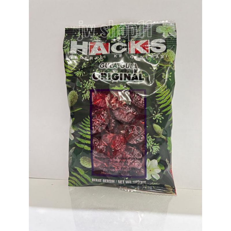 

[ HALAL ] PERMEN HACKS ORIGINAL MALAYSIA 100gram