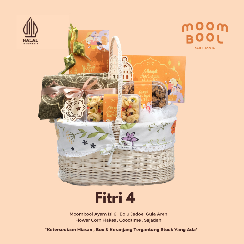 

Moombool Hampers Parcel Lebaran Idul Fitri 2025 / Gift Box / Hampers Paket Oleh-Oleh - Fitri 4