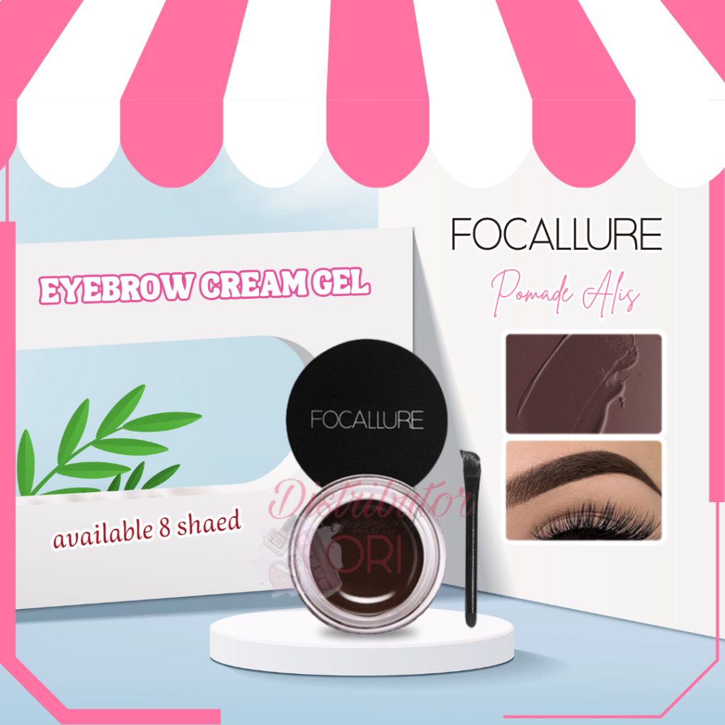 READY Focallure Eyebrow Cream Gel Pensil Alis FA23 - Kosmetik Mata Waterproof / pomade alis