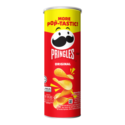 

Pringles Keripik Kentang potato crispy original / Keju / Smokey Grilled Steak 102 gr