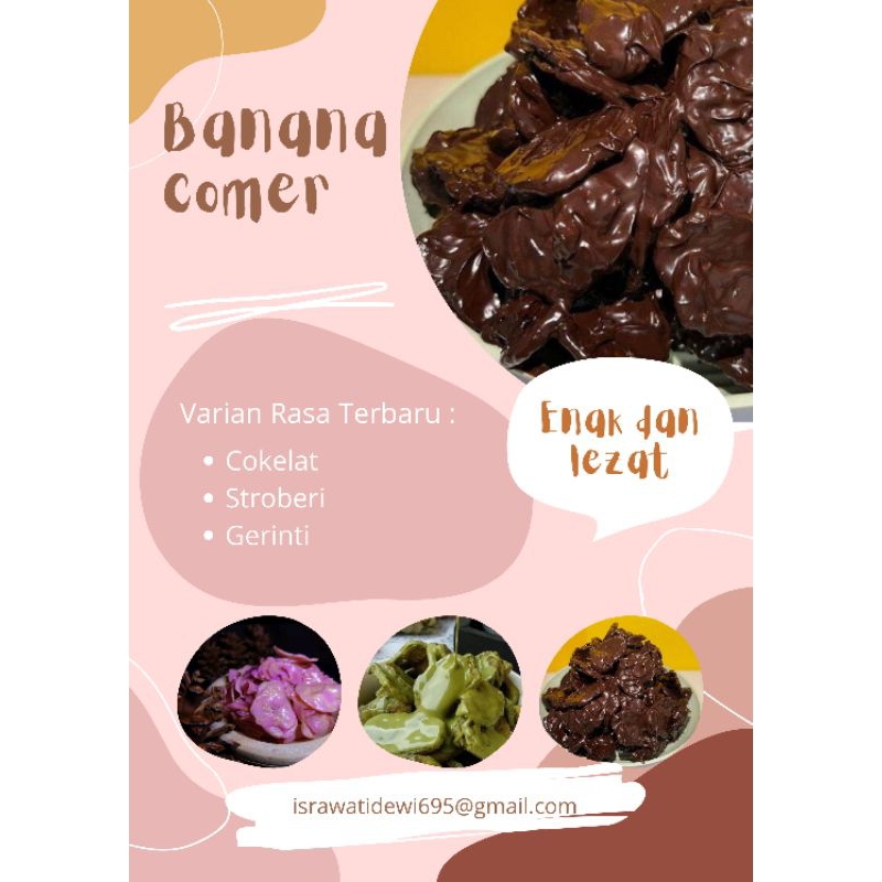 

pisang coklat lumer enak