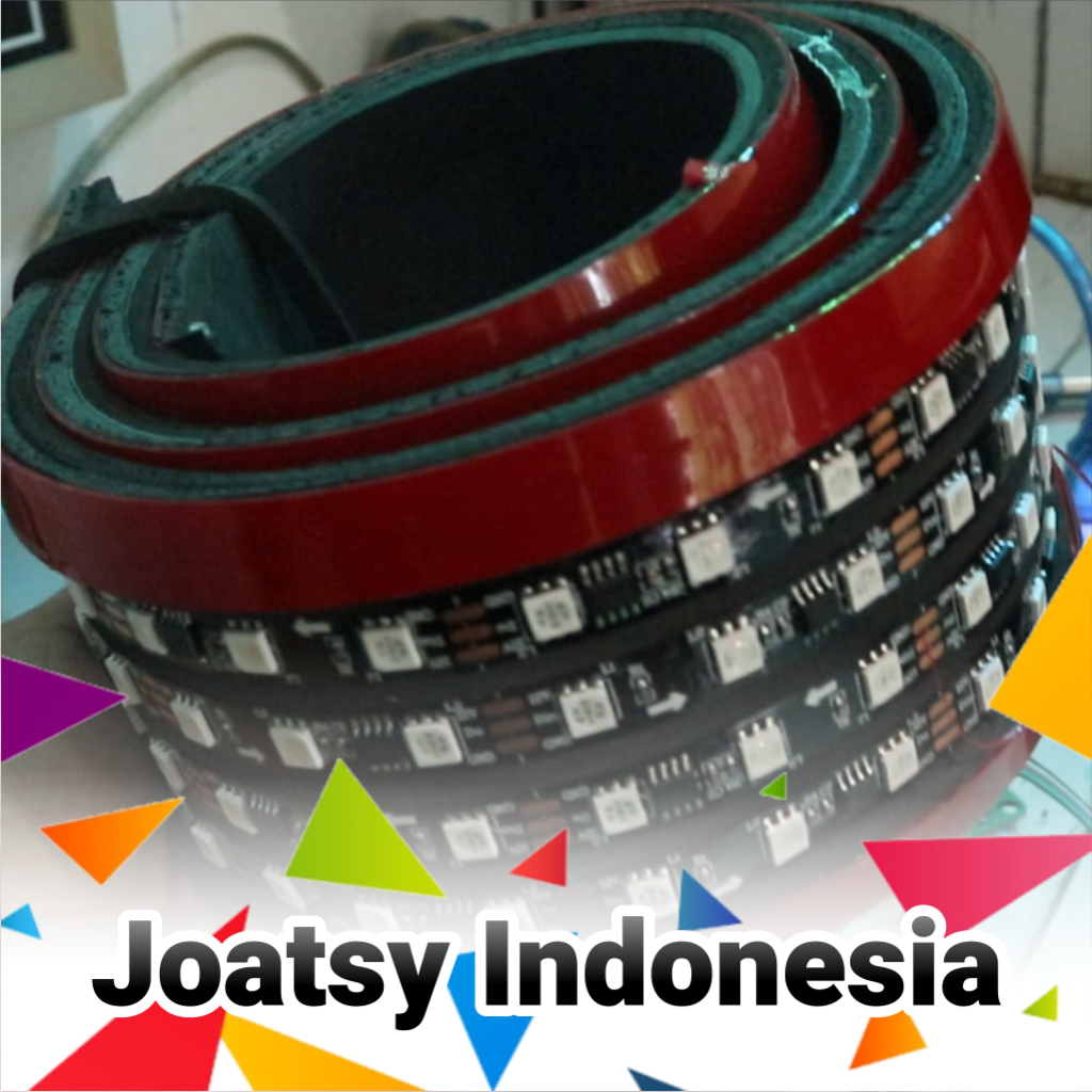 Strobo Kaca 4 Baris Lengkap Berbagai Ukuran Tanpa Teks Berjalan Sudah Termasuk Modul dan LED