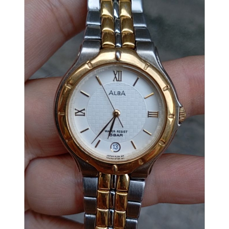 jam tangan Alba japan quartz original second bekas