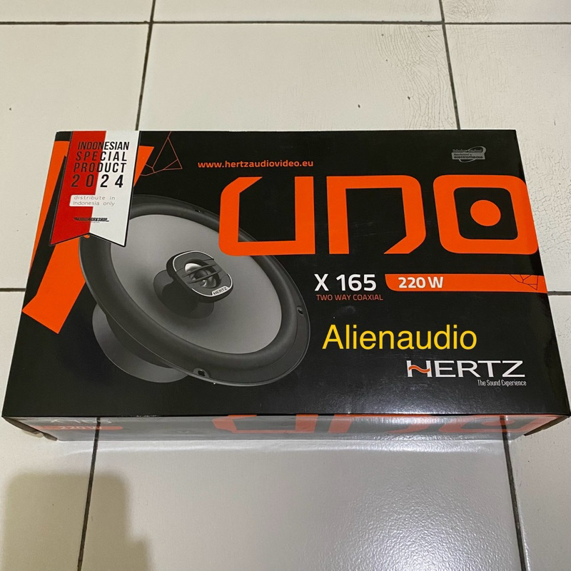 hertz x 165 uno coaxial speaker 6.5 inch , hertz x165 2 way off axis coaxial