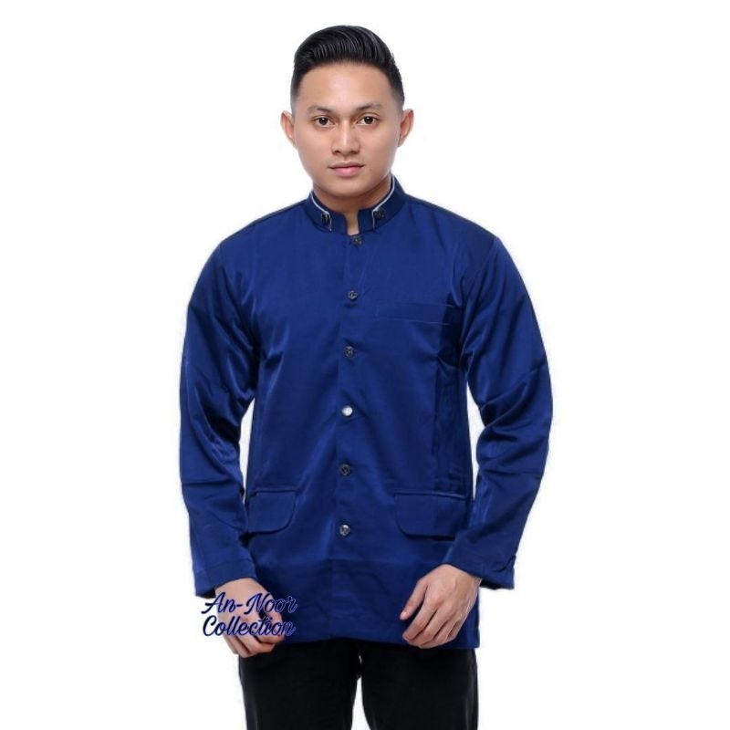 Jasko baju pria Lengan Panjang _jas koko style modern elegan