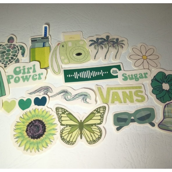 

[51 BIJI] STIKER TEMA HIJAU ESTETIK | AESTHETIC STICKER GREEN MODE | SUDAH CUTTING | GLOSSY | JOURNALING | SCRAPBOOK | LUCU | MENARIK / STIKER BUKU