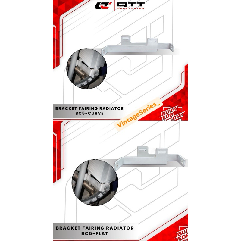 BREKET PLAT RADIATOR NINJA CURVE / FLAT QTT BRACKET DUDUKAN RADIATOR CURVE / FLAT QTT
