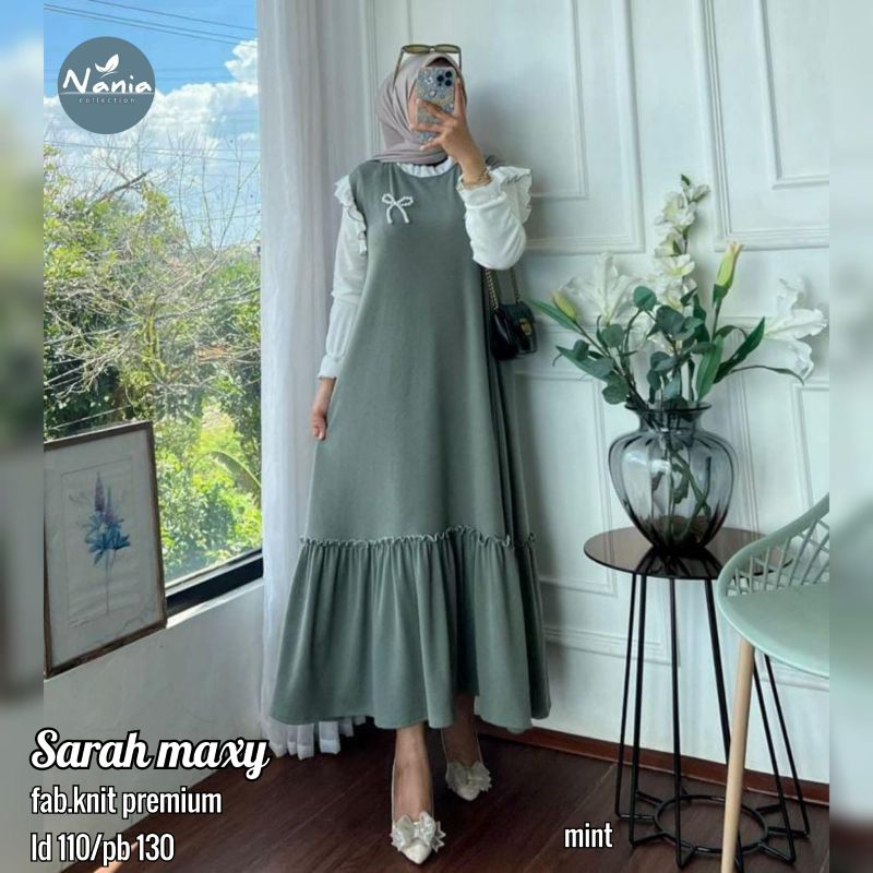 Gamis Sarah maxy wanita terbaru 2025
