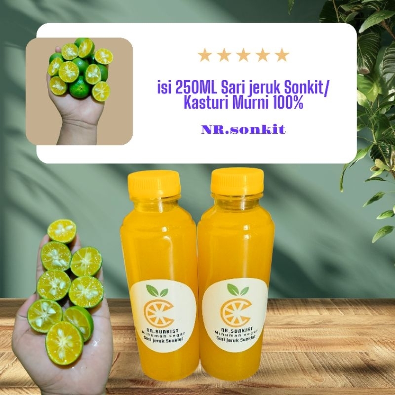

Sari/air jeruk SONKIT/Jeruk Kasturi 100%Murni